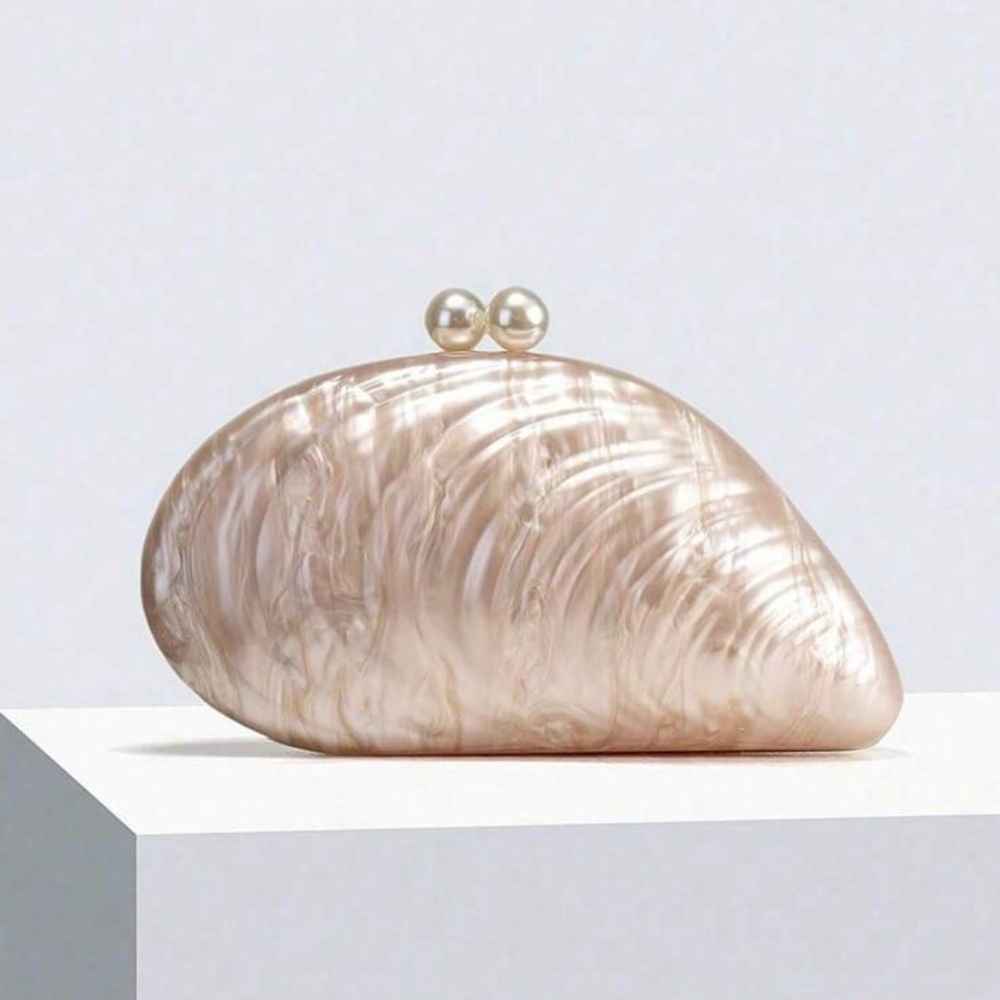 Elegant Pearl Clutch